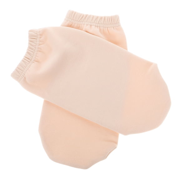COMPUKAS 1 Pair Soft White Plush Sleep Socks Warm Cozy Loose Fit Comfortable Socks for Nighttime Rest