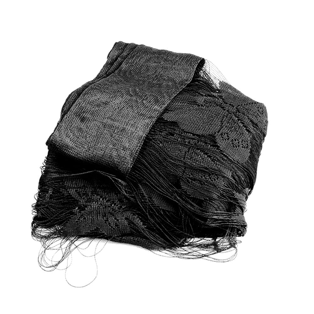 COMPUKAS 1Pcs Black Polyester Fiber String Curtain for Privacy ...