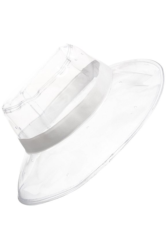 Waterproof Bucket Hat Women Transparent 1Pack