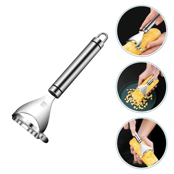 COMPUKAS Corn Thresher Stainless Steel Silver 1Pack Kitchen Tool