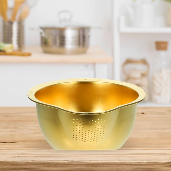 COMPUKAS Stainless Steel Home Basin with Wide Edges for Food Storage, Kitchen Container, 1 Piece
