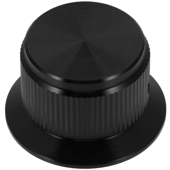COMPUKAS  1Pack High Gloss Surface Aluminum Alloy Volume Control Knob Black