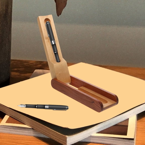 COMPUKAS Wooden Multifunctional Pencil Case for Adults, Chic Pen Storage Box, and Stylish Organizer, 1 Piece