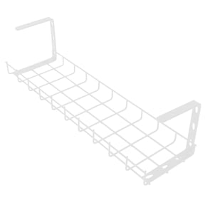 COMPUKAS Under Desk Wire Storage Rack, 1-Piece Iron Cable Organizer for Home Office Workspace and Efficient Cable Management
