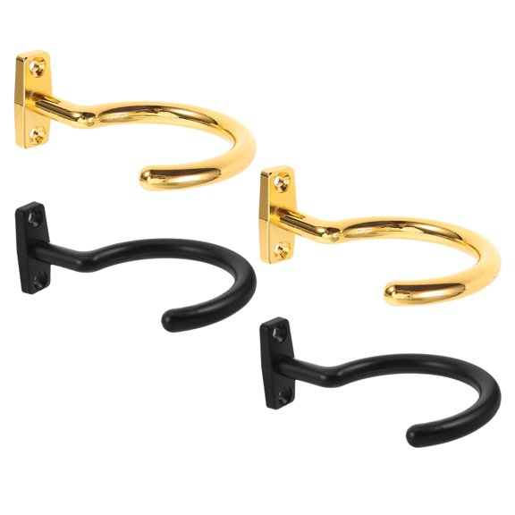 COMPUKAS 1Set Billiard Cue Holder Wall Mount Iron Pool Cue Storage Rack with Scratch Protection
