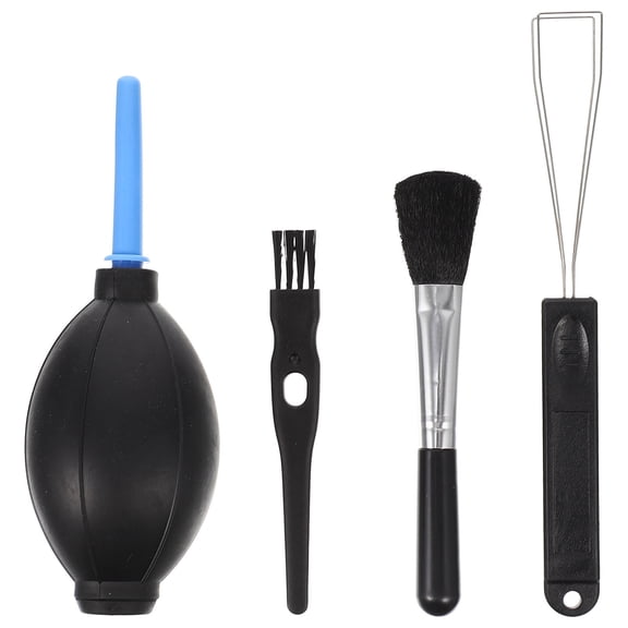 COMPUKAS 1Set Black Nylon Keyboard Cleaning Brushes For Families And Friends Maintenance Use