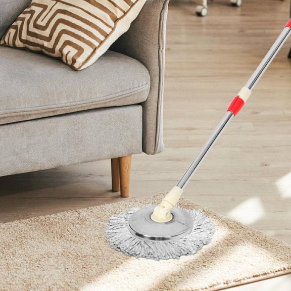 COMPUKAS 1Set Blue Rotating Mop Pole Replacement Handle Detachable Mop Stick Pole for Hard Floors