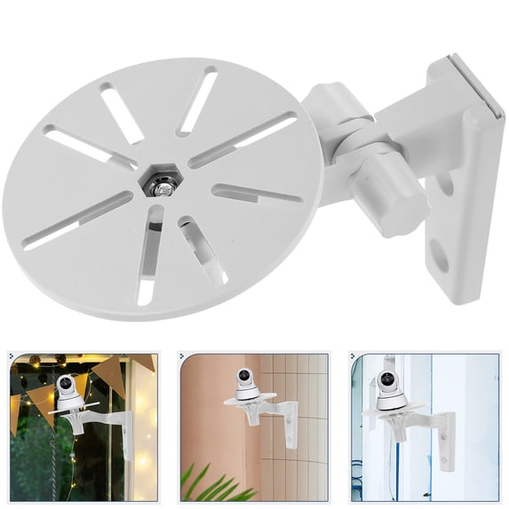 COMPUKAS Camera Wall Mount Holder Wide Compatibility White ABS 1Set 4.32X3.14X1.18in