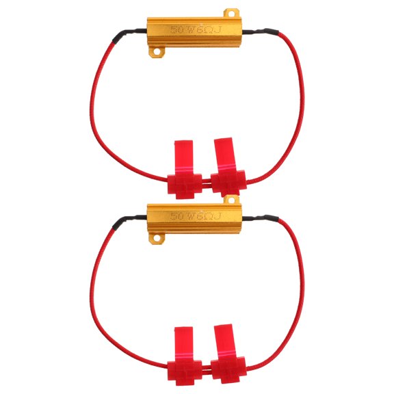 COMPUKAS 1Set Car Load Resistor with Aluminum Enclosure High Precision for Automotive Electronics