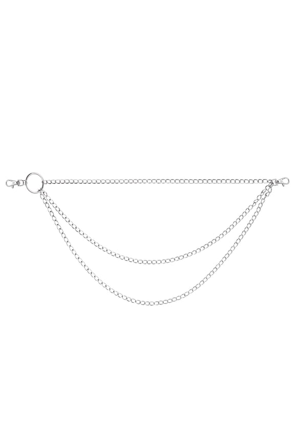 Alloy Jean Chain Set for Men and Women, Stylish Daily Fashion Accessories, and Trendy Jewelry