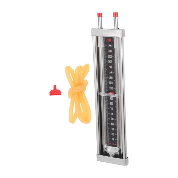 COMPUKAS 1Set Industrial U Tube Manometer Steel Pressure Gauge for Factory Air Differential Testing
