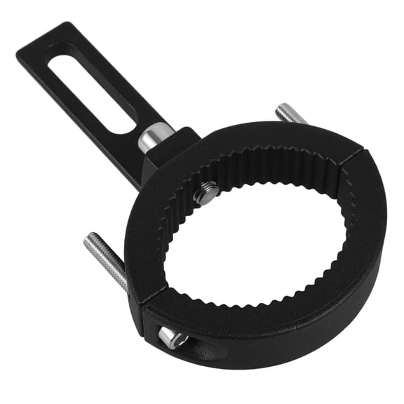 COMPUKAS 1Set Motorcycle Headlight Mount Black Aluminum Alloy Adjustable Secure Light Bracket