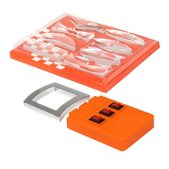 COMPUKAS 1 Set Physics Optics Experiment Set Assorted Color Plastic Teaching Demonstration Tools Focusing