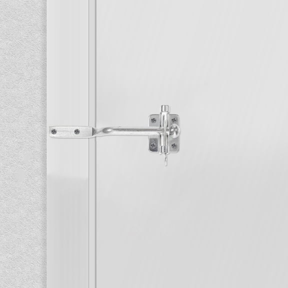 COMPUKAS 1Set Silver Gate Latch for Pasture Use Outdoor Gate Locking 5.7x1.2x0.5in