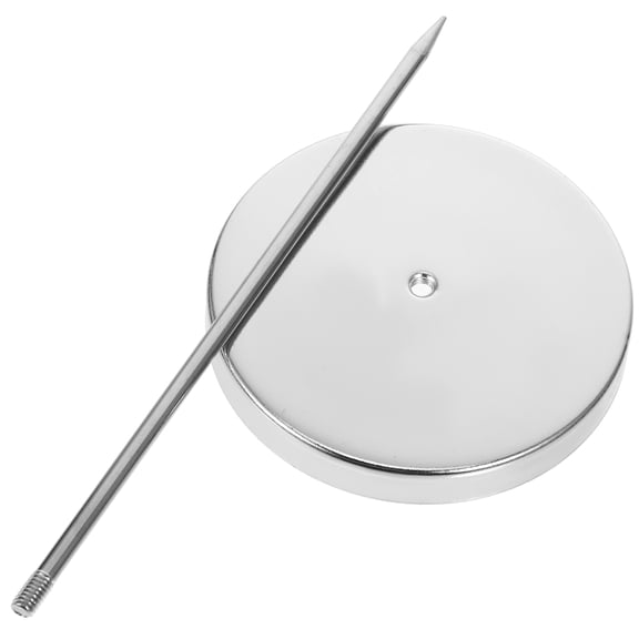 COMPUKAS Modern Metal Hand Receipt Organizer Silver 1Pack Easy Insertion for Hotel Restaurant Staff