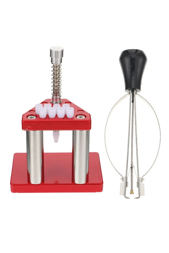 Watch Repair Kit 1 Set with Red Alloy and Plastic Tools for At-Home Watch Troubleshooting and Maintenance
