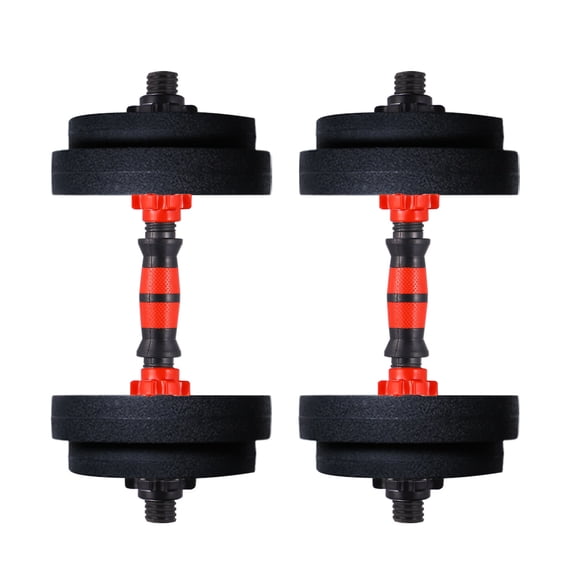 COMPUKAS 1Set Weightlifting Equipment Rod in Red with Ultra Precision Threads for Effective Workouts