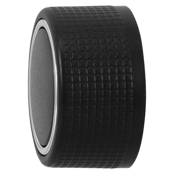 COMPUKAS Volume Control Knob Black Plastic Aluminum Rubber for Car Radio Adjustment