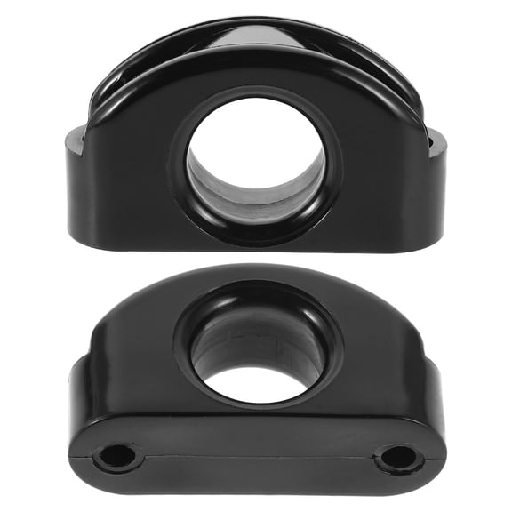 COMPUKAS 2-Pack Marine Pulley Block Sheaves for Boats with Nylon Guide and Smooth