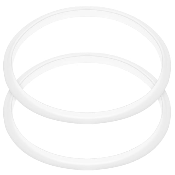 COMPUKAS 2-Pack Silicone Pressure Cooker Gasket Replacement Seals for Steam Leak Prevention and Cooking
