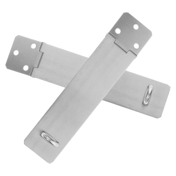 COMPUKAS 2 Sets Hasp Lock Stainless Steel For Cabinets And Wooden Doors