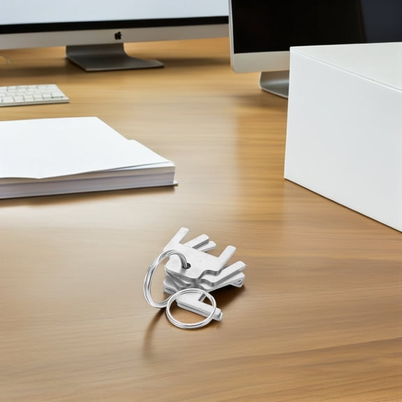COMPUKAS 6-Pack Paper Dispenser Keys for Efficient Public Space Management and Easy Access Control