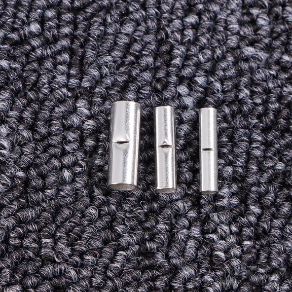 COMPUKAS 200Pack Uninsulated Wire Connectors Silver Kit for DIY Enthusiasts and Technicians