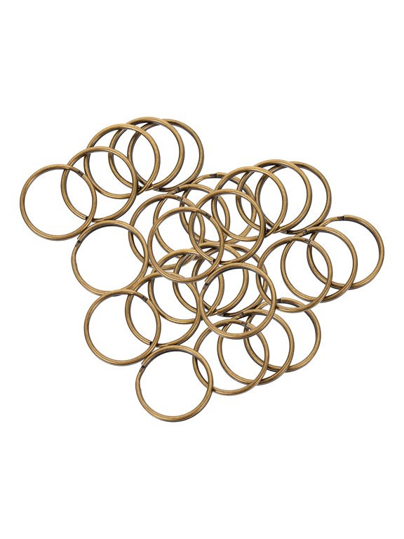 200 Pcs Retro Keychain , Split Key for Crafts, key , Tags, Pendants and Hanging Small Items