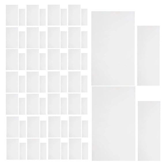COMPUKAS White Saxophone Accessories 200 Pcs Moisture and Instrument Cleaning Supplies