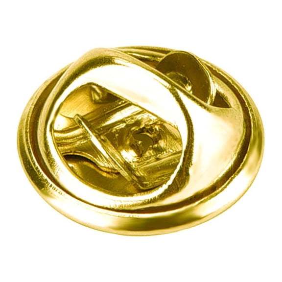 COMPUKAS 200pcs Metal Pin Back Clutch Insignia Pin Backs Golden Anti-wear for Lapel Pins Replacement