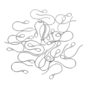 COMPUKAS 20PCS Ear Wires for Jewelry Making, Craft Supplies for Daily Wear and Holiday Decoration Projects