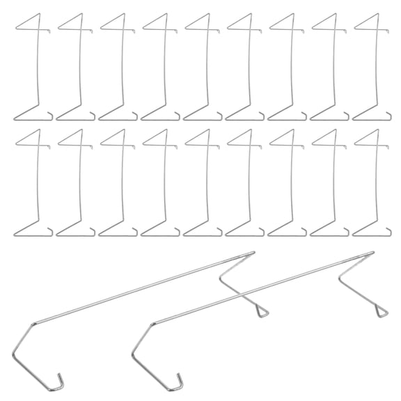 COMPUKAS 20-Piece Cooling Fan Mounting Brackets, CPU Cooler Fan Retaining Clips for Desktop Computer Assembly