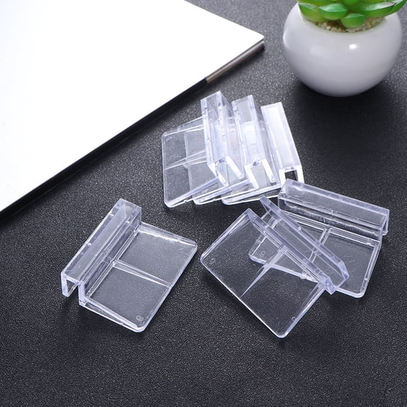 COMPUKAS 20Pcs Transparent Aquarium Support Rack for Practical Fish Tank Cover Frame