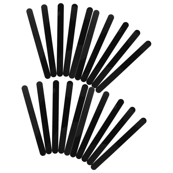 COMPUKAS 20pcs Clear Acrylic Cake Sticks for Baking Crafts, Family Fun, Dessert Decorating Supplies