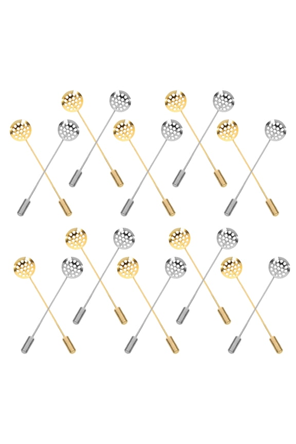 20pcs Fastening Brooches in Assorted Color for Accessories Jewelry Making DIY Craft