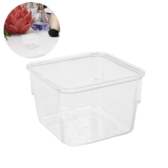 COMPUKAS 24Pcs Compact Transparent Stackable Vanity Organizer Boxes for Cosmetics and Accessories
