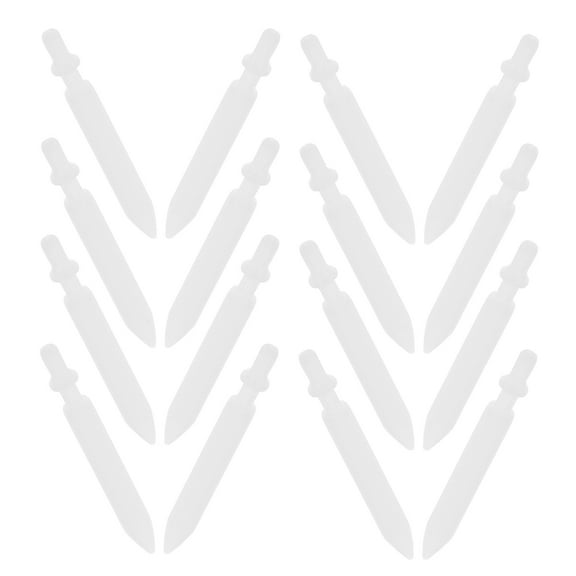 COMPUKAS 24Pcs Durable Design White Acrylic Paint Marker Tips for Calligraphers Painting on the Go Various Surfaces