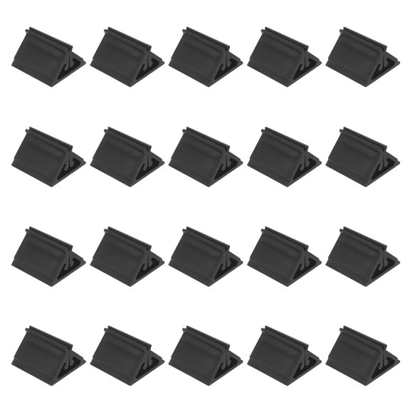 COMPUKAS 24-Piece Triangular Card Display Stands with Metal Clips for Poker, Board Games, and Card Holders