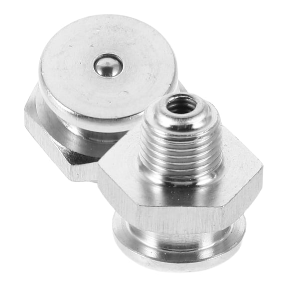 COMPUKAS 2-Pack Heavy Duty Precision Grease Fitting Connectors for Hydraulic Systems and Industrial Lubrication Accessories