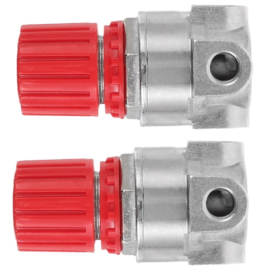 COMPUKAS 2PCS Sturdy Air Pressure Regulator Aluminum Plastic For Outdoor Operations With Wide Adjustment Range