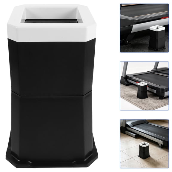 COMPUKAS 2Pcs Adjustable Height Treadmill Front Riser Blocks for Enhanced Incline Workouts