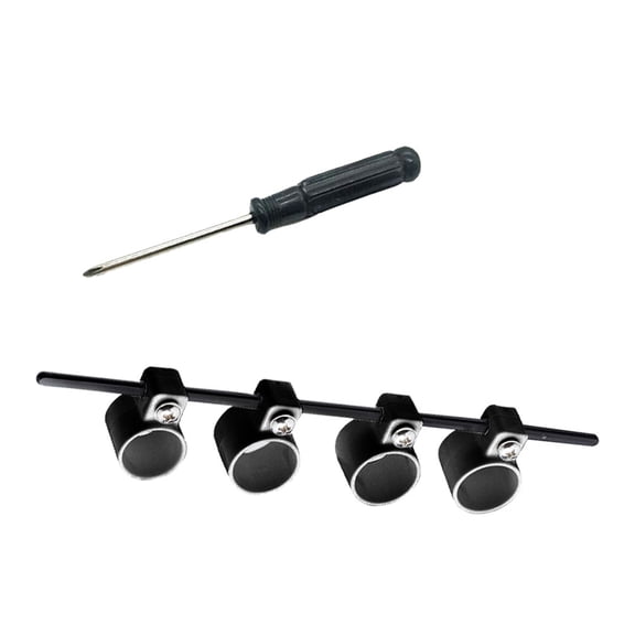 COMPUKAS 2Pcs Black Finger Expander for Guitar Piano Ukulele with High Elasticity