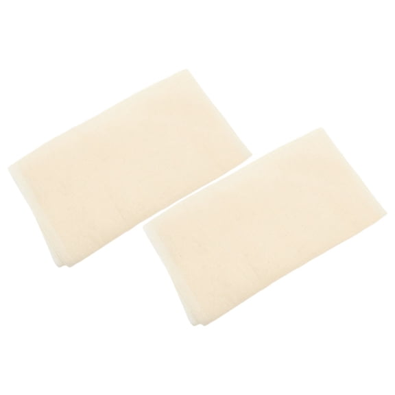 COMPUKAS 2-Pack Beige Cotton Butter Cheesecloths for Cooking, Straining, Filtration, and Reusable Kitchen Use