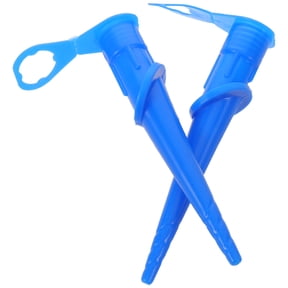 COMPUKAS 2-Pack Caulk Tube Screw- Tips with Quick Install Plastic Nozzles for and Sealing