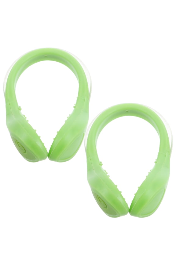 2Pcs Crock Lights for Shoes Multi Pp Flash Warning Light for Outdoor Activities and Walking Safety