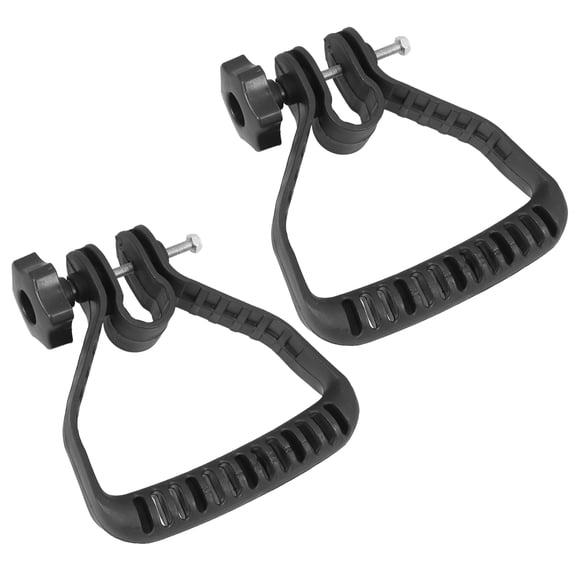 COMPUKAS 2Pcs Ergonomic Loop Handle Bar for Weed Trimmer with Textured Grip for Outdoor Use