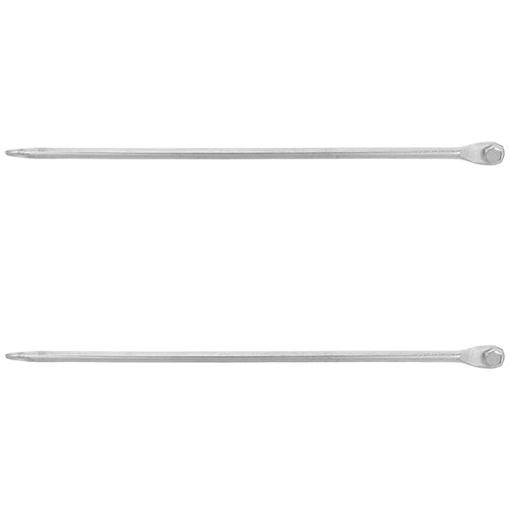 COMPUKAS Outdoor Earthing Stake Kit - Galvanized Steel for Home Lightning Protection 2Pcs