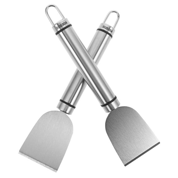 COMPUKAS 2-Pack Stainless Steel Grout Scraper Remover Multipurpose Tool for Glass and Tile