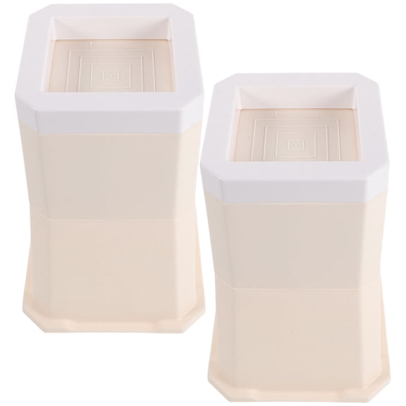 COMPUKAS Set of 2 Treadmill Incline Riser Blocks with Non- Base for Enhanced Home Workout Stability