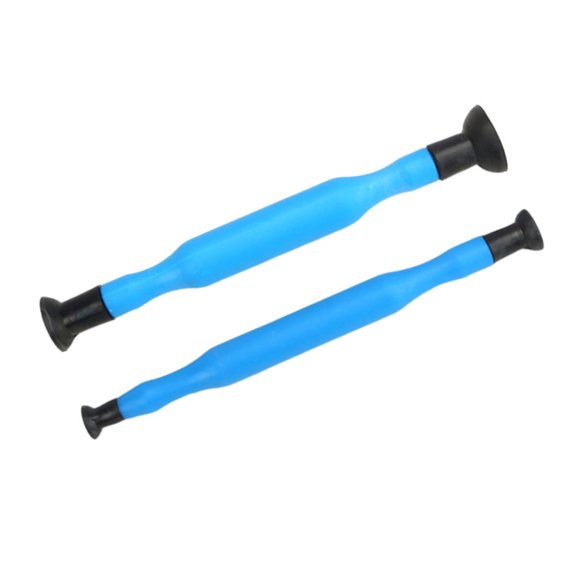 COMPUKAS 2Pcs Manual Grinding Stick with Suction Cup for Car Valve Lapping Blue